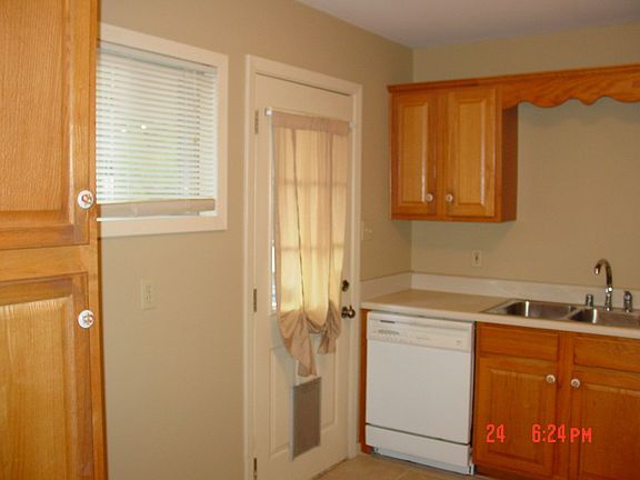 Kitchen door leading to deck