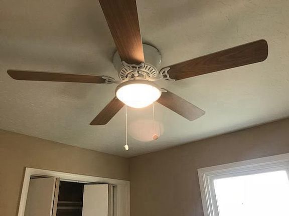 All new light fixtures and fans.