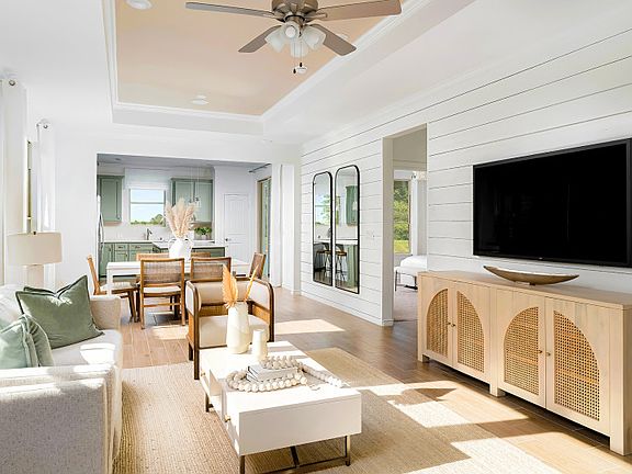 Gathering Room with Tray Ceiling