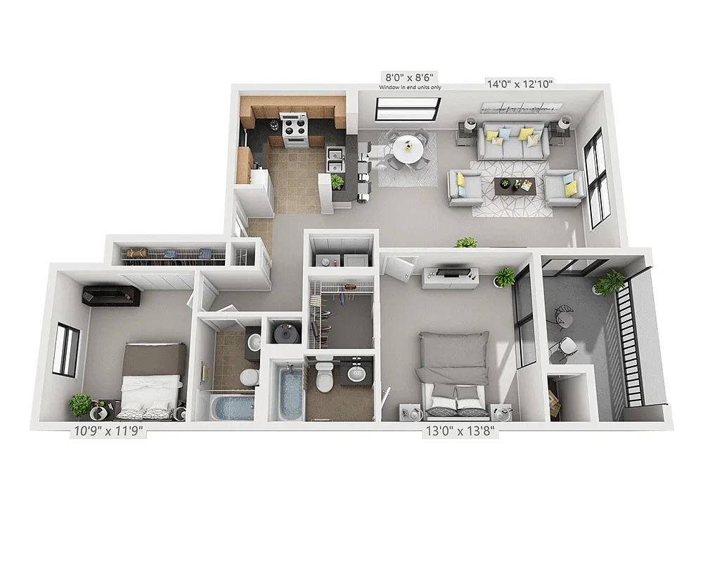 Floor plan Plan B2C