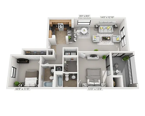 Floor plan Plan B2C