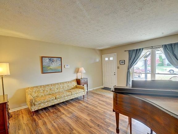 Front entry and living room