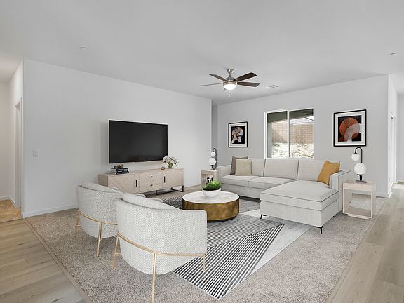 The family room is a great place to relax at the end of day.