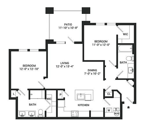 Floor plan B2