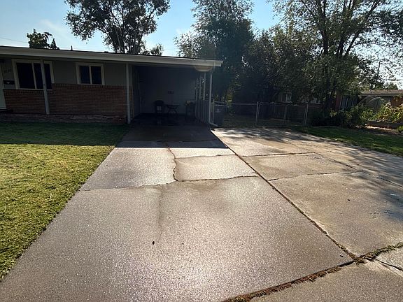 Driveway is wide enough for two cars