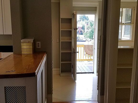 Main hall to back door