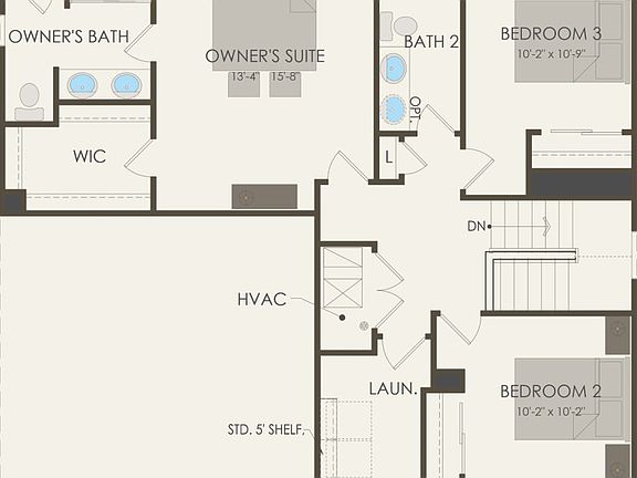 Second Floor 3 br 2.5 ba