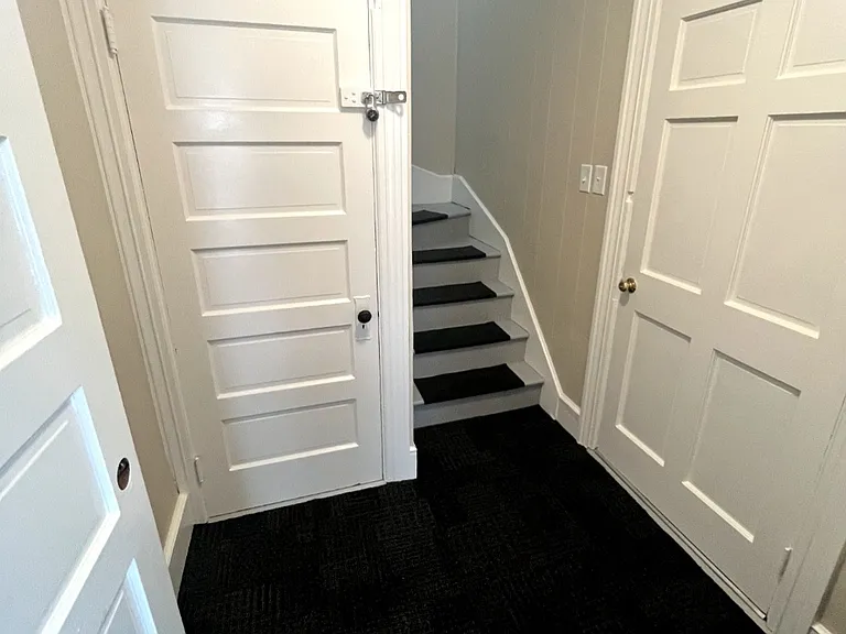 front hallway - new flooring and paint.