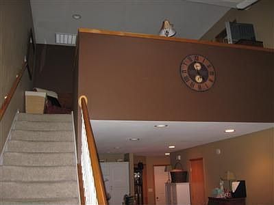Going upstairs to extra room.