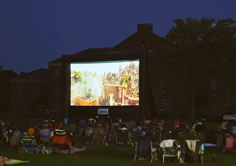 Outdoor summer movies