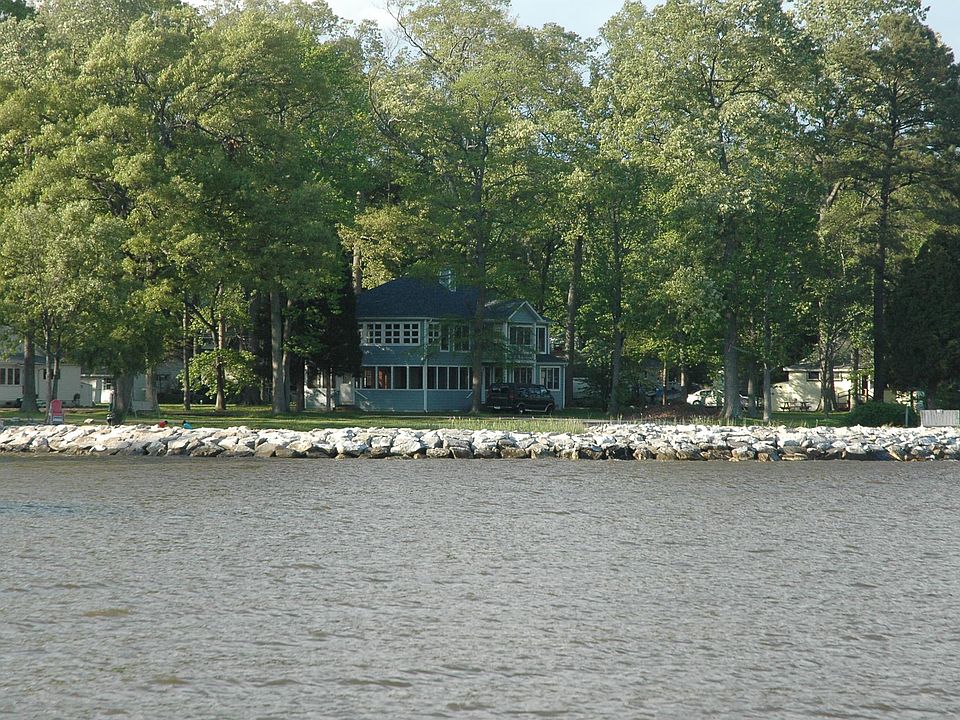 Home as viewed from nearby community pier.