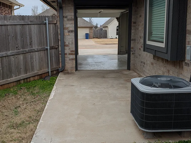 Rear Garage Exit to Backyard