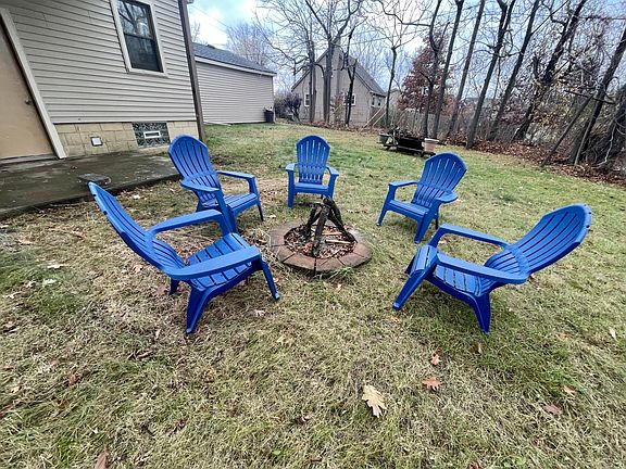 Firepit Area in backyard