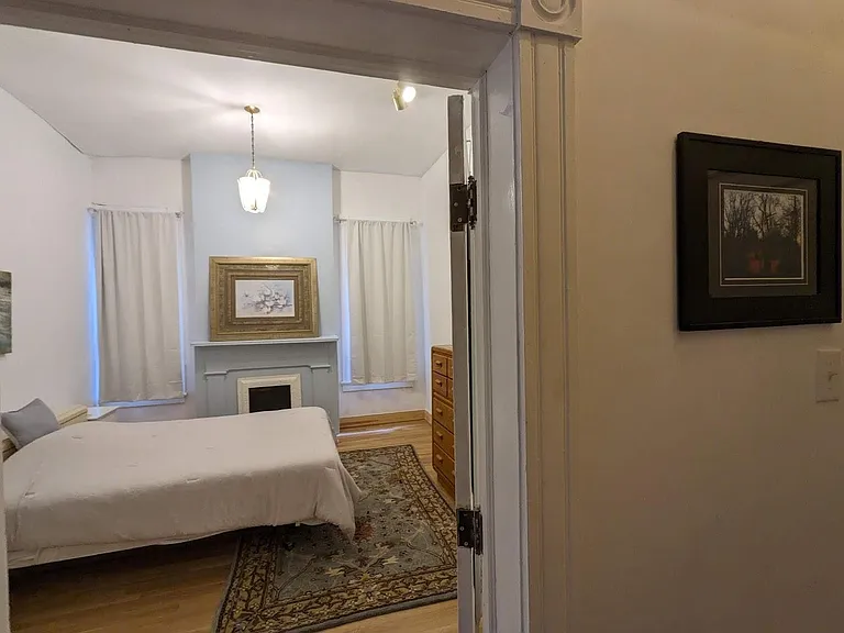 From the hall looking into Bedroom 2, which is about 10' x 10', so much larger than this photo seems.