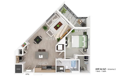 Floor plan A4 ALT Essential Living