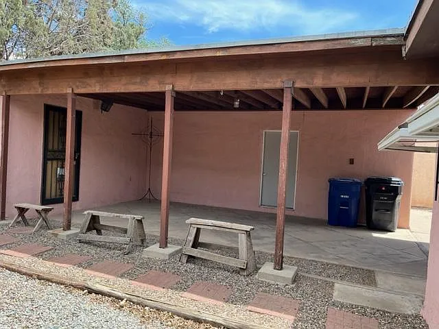 Covered patio