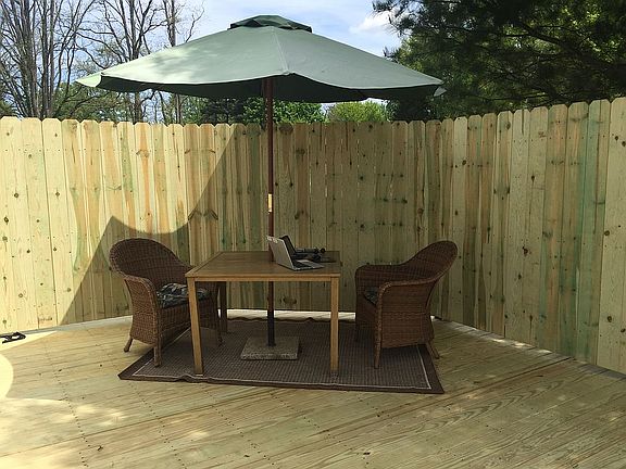 Replaced old deck 2020