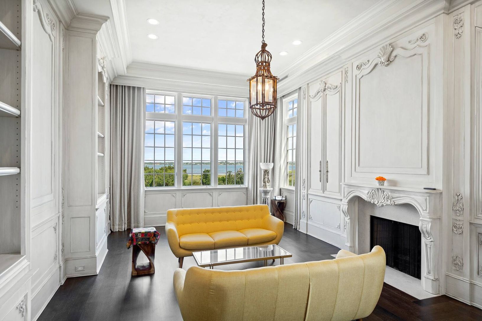 Grand Study Overlooking the Bay