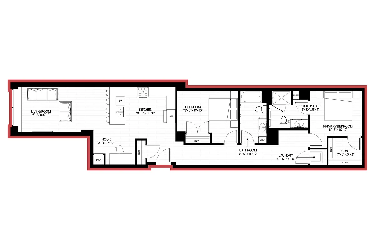 Floor plan Sidney