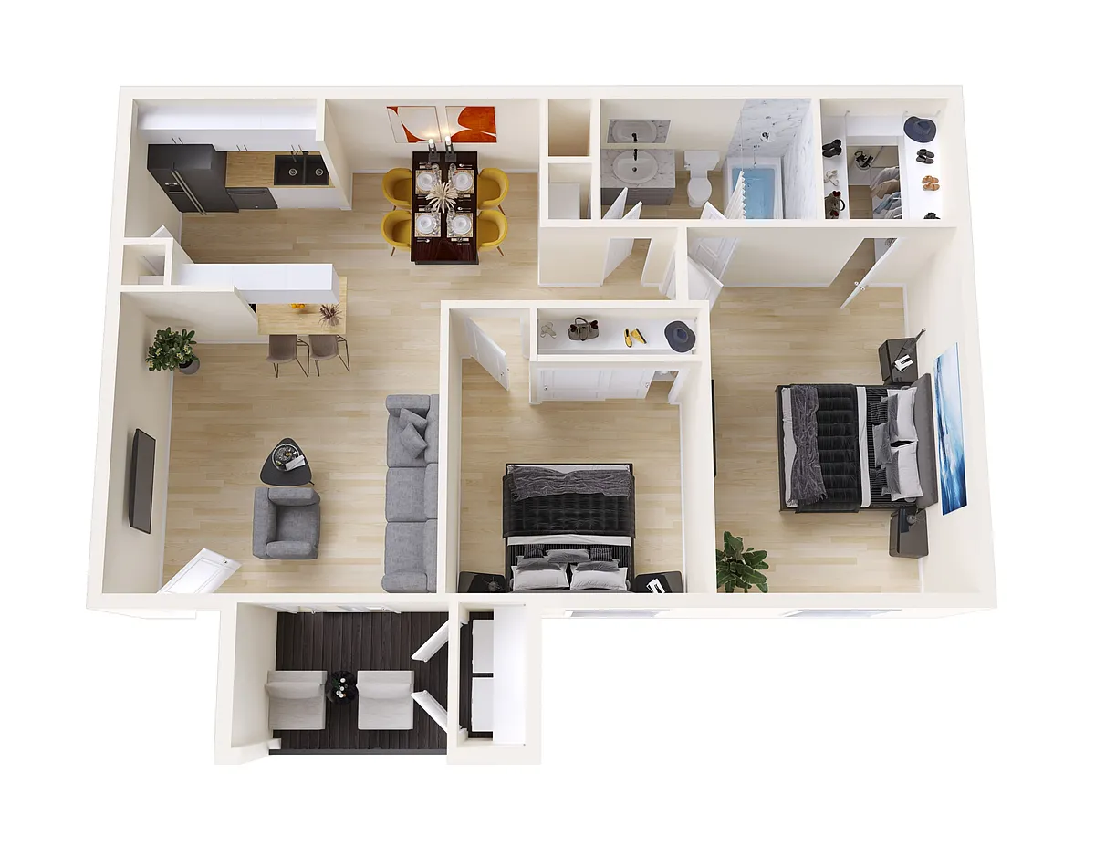 Floor plan B1R