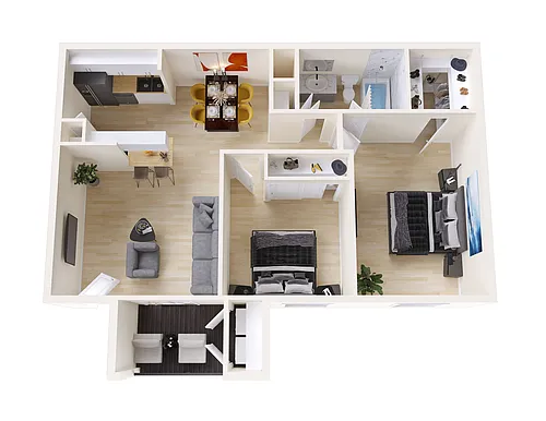 Floor plan B1R