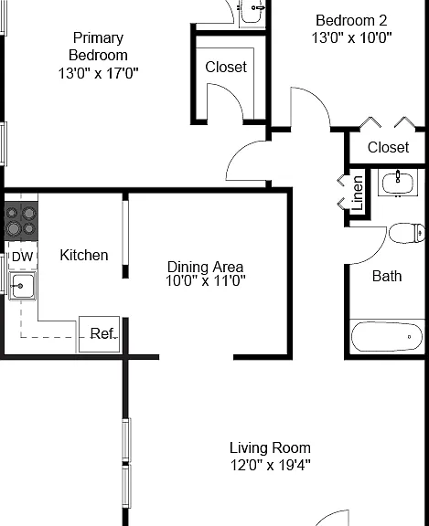 Two Bedroom Lower Two Bedroom Lower