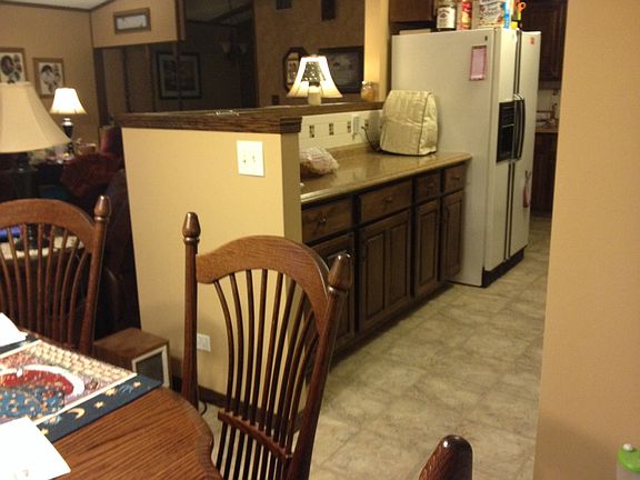 Kitchen from dining room