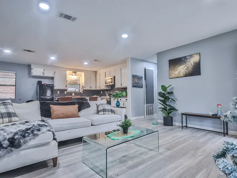 Living area. *Furniture not included.