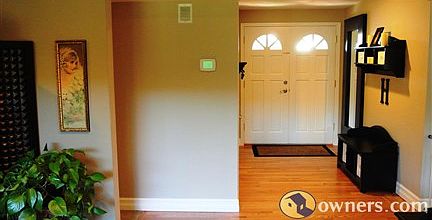 Front Entry with new hardwoods