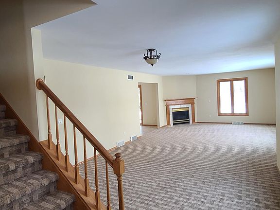 View From Front Entry into Family Room