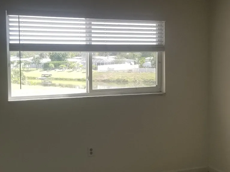 Master bedroom with canal view