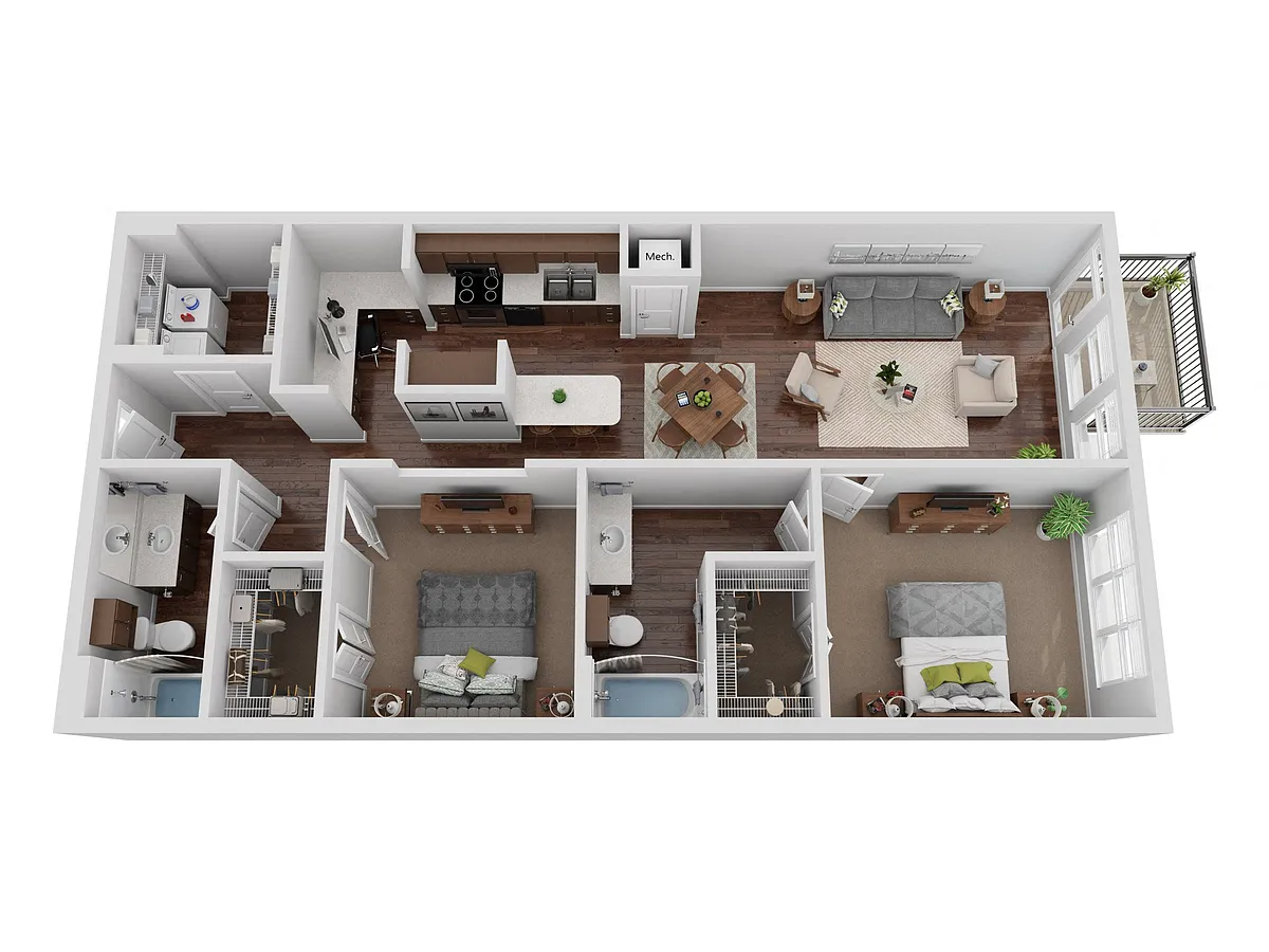 Floor plan B1