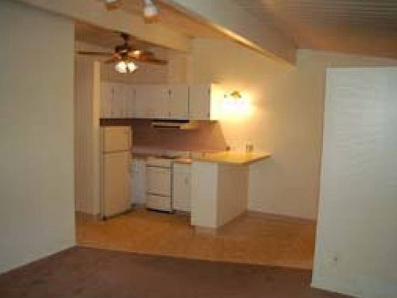 Living area & kitchen