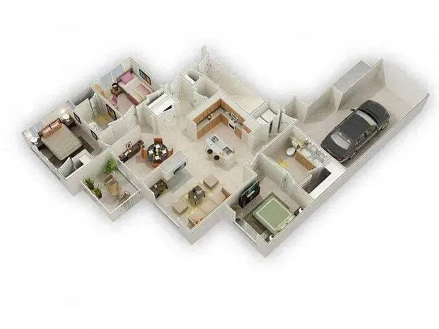 Floor plan Usonian II
