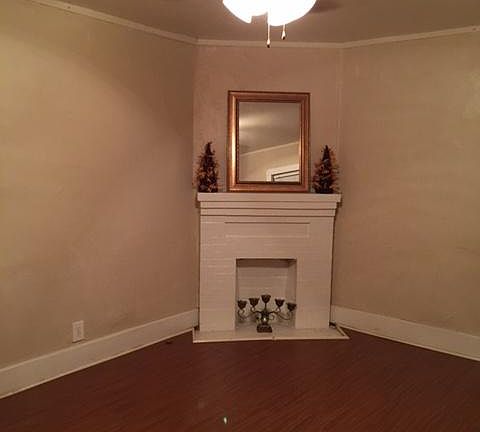 Fireplace is decorative only.