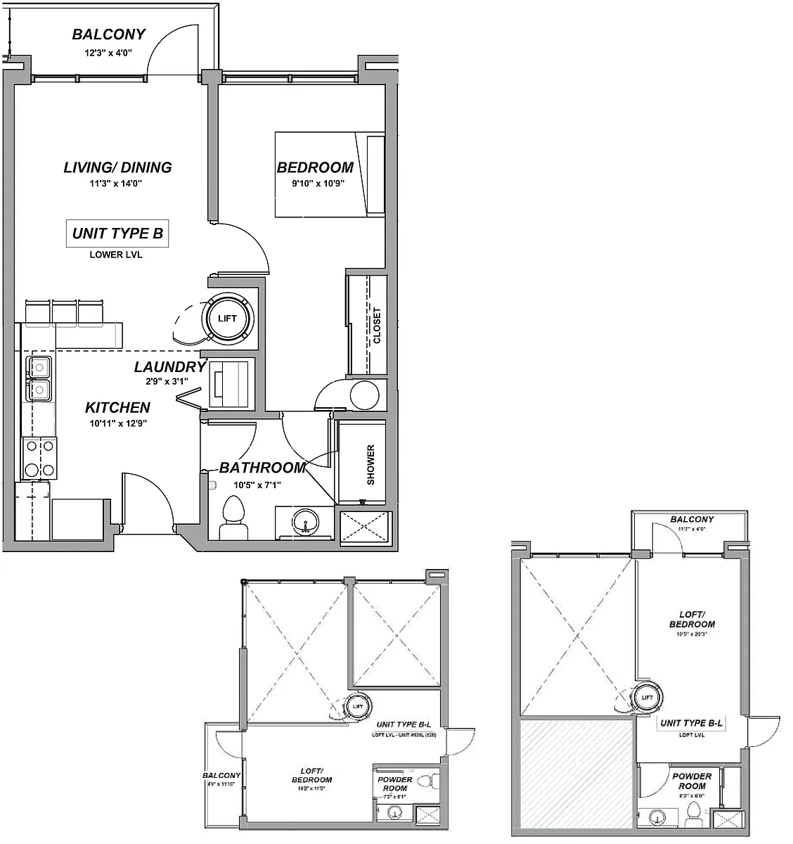 Floor plan B1-L