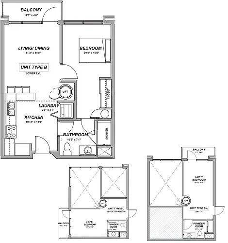 Floor plan B1-L