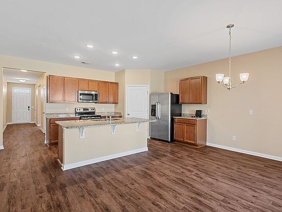 Open kitchen with island