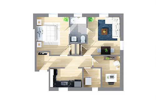 Floor plan 203