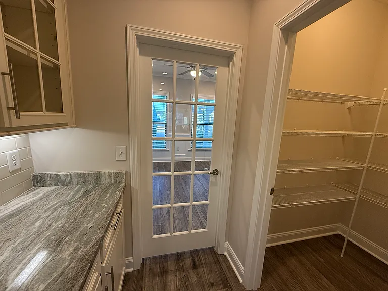 Butlers Pantry and Walk in Pantry Closet