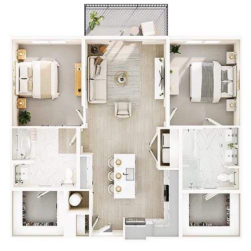 Floor plan B1A