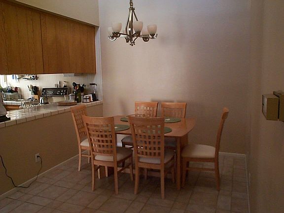 Warm Dining Room with upgraded tile flooring