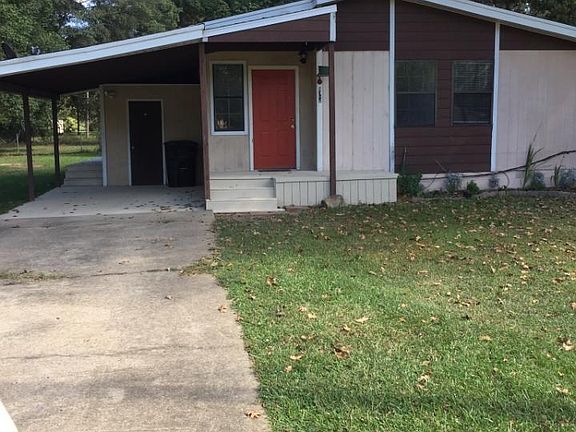 from the front driveway