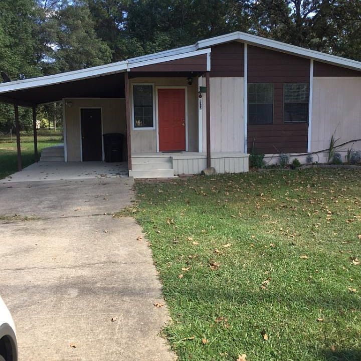 from the front driveway