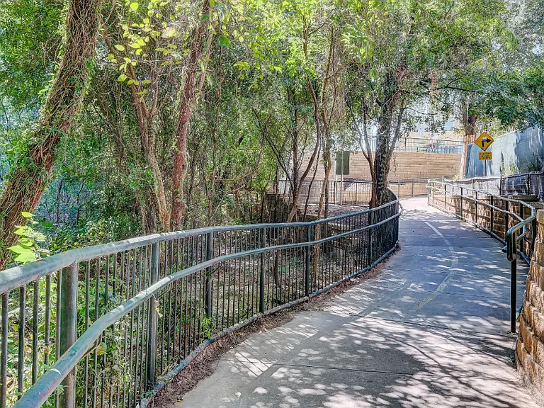 Walking and Biking trails leading to Lady Bird Lake