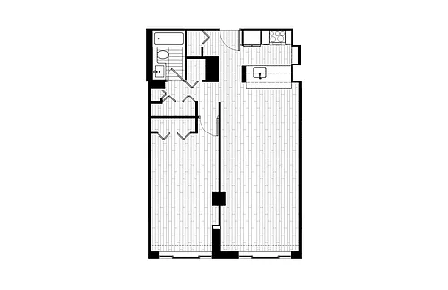 Floor plan 1 Bed_1 Bath-11