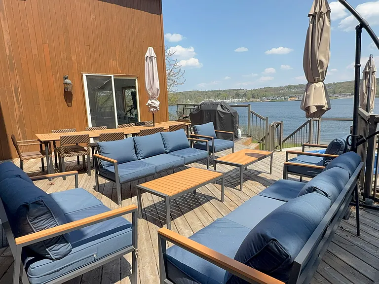 Outdoor living room with