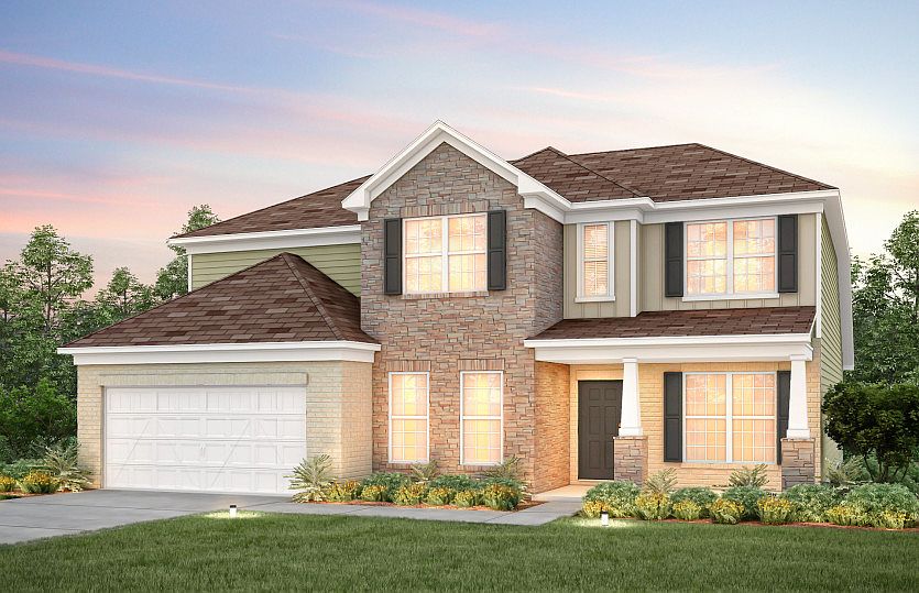 Vanderbilt Exterior 9 features stone, brick, siding covered front porch