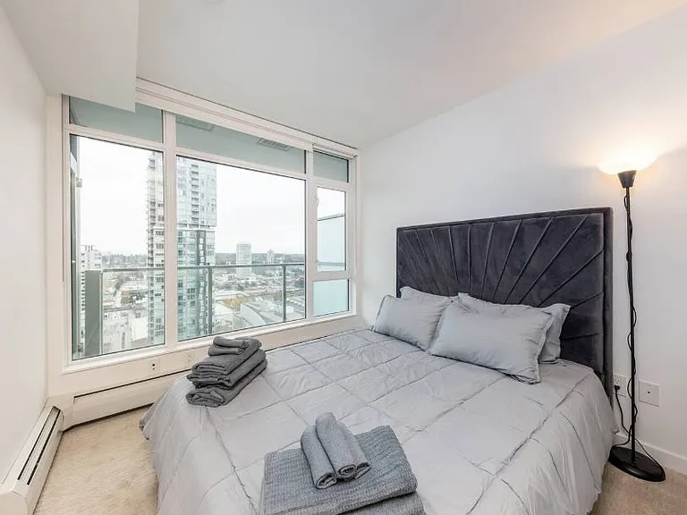 Step into the cozy comfort of our thoughtfully designed primary bedroom. Though compact, this space is carefully curated to offer both style and relaxation, providing a restful retreat after a day of exploration.