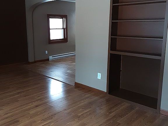 Living room shelf area
